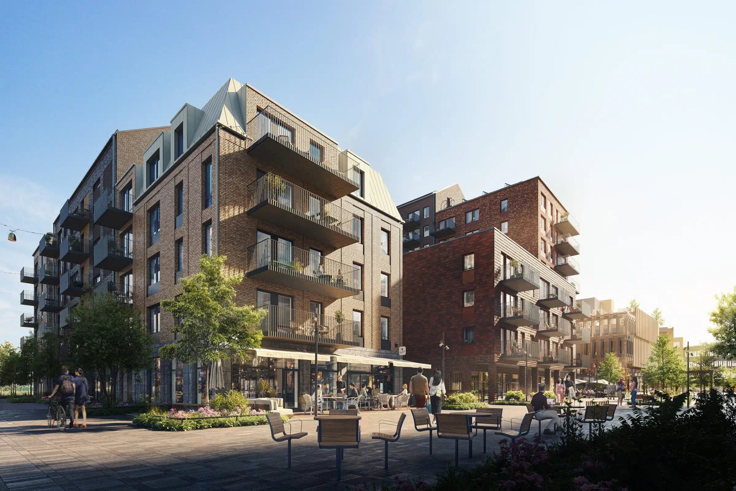 Översikt över Tornstaden.